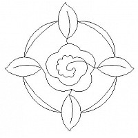 rose single circle